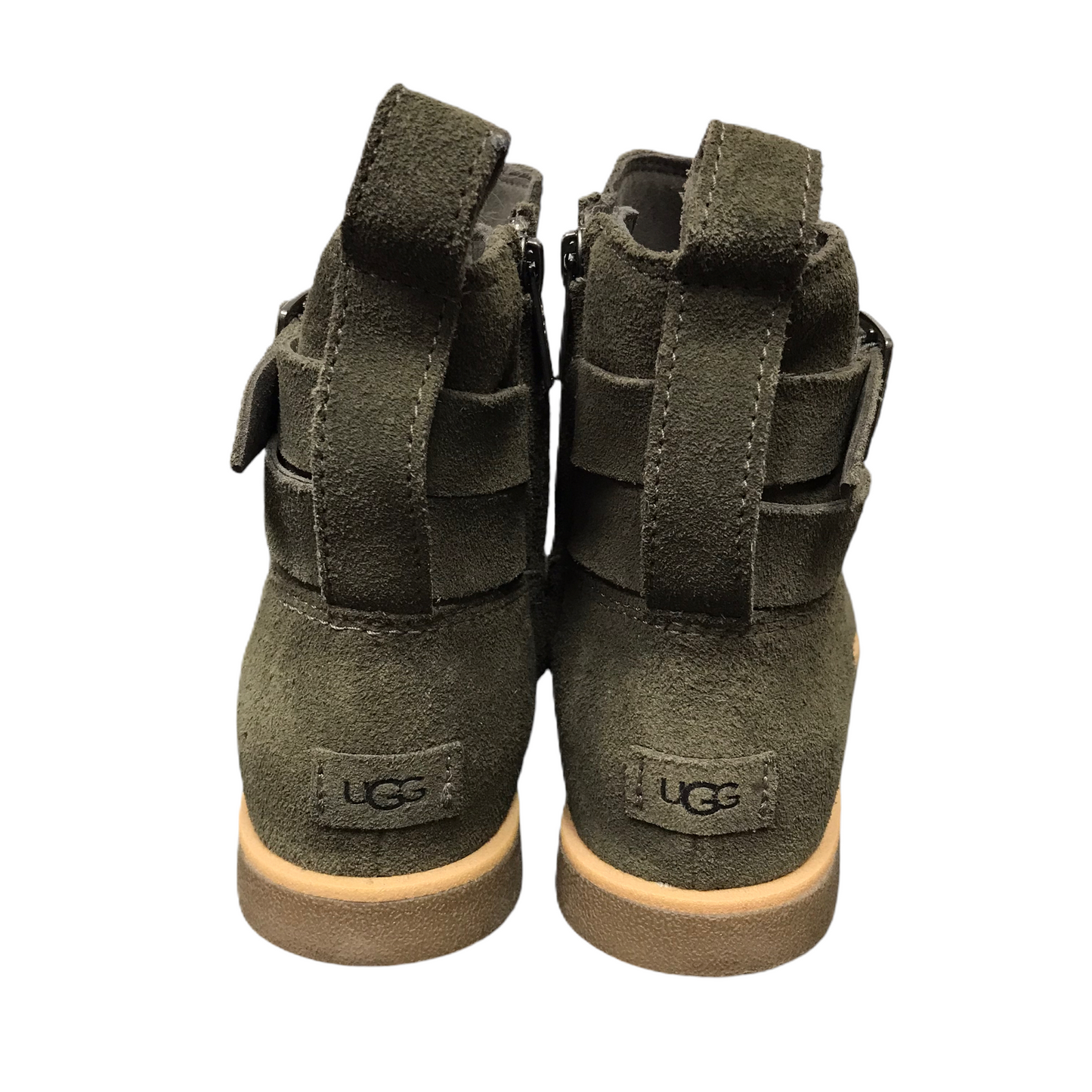 Boots Designer By Ugg In Green, Size: 6