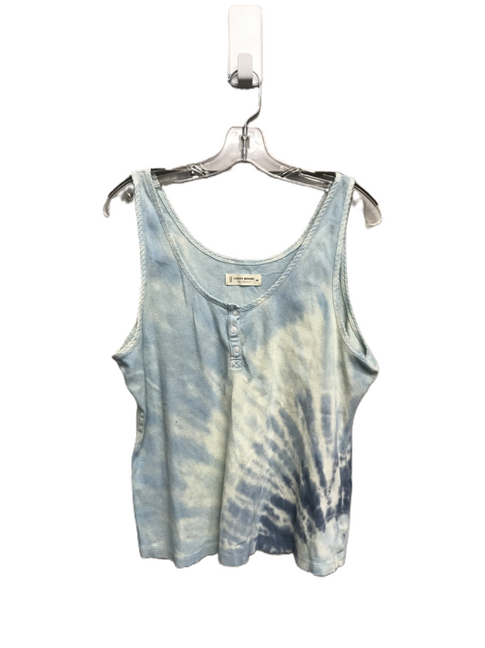 Blue Top Sleeveless By Lucky Brand, Size: 1x