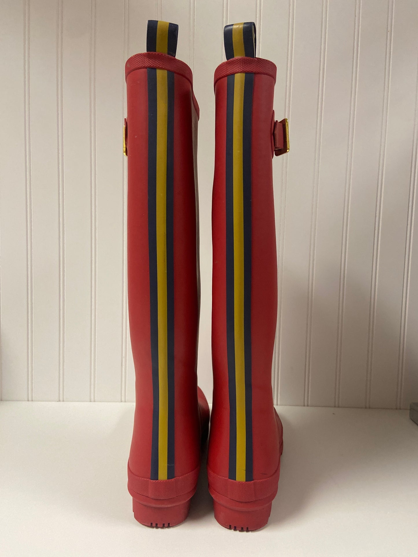 Red Boots Rain Joules, Size 8