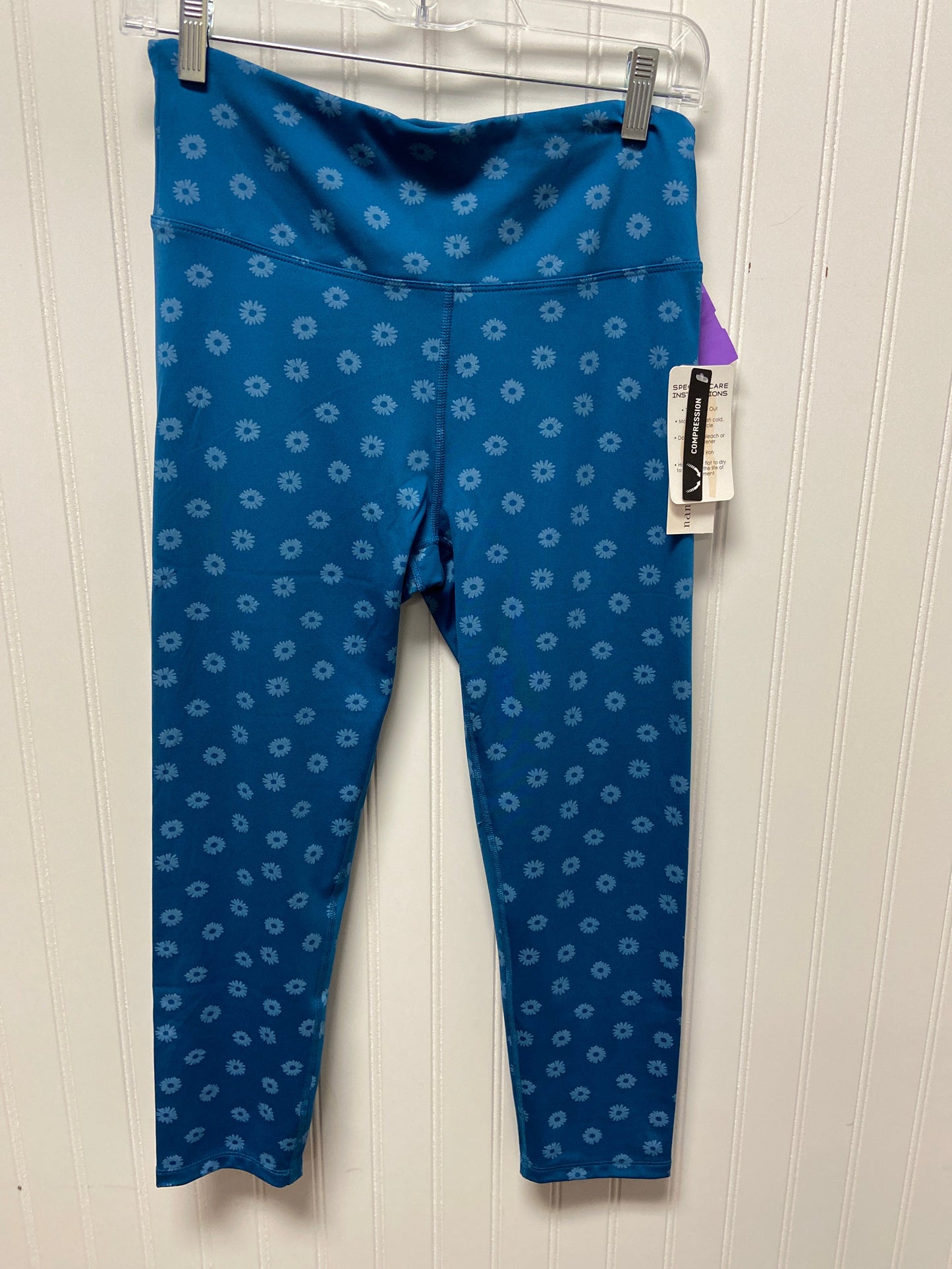 Athletic Leggings By Nanette Lepore In Blue, Size: M