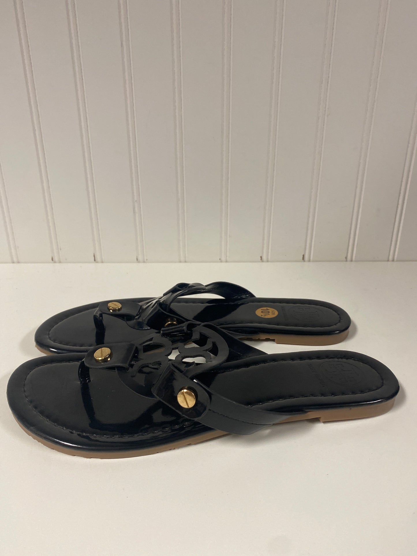 Sandals Designer By Tory Burch In Black, Size: 10.5