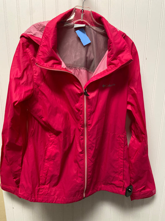 Athletic Jacket By Columbia In Pink, Size: Xl