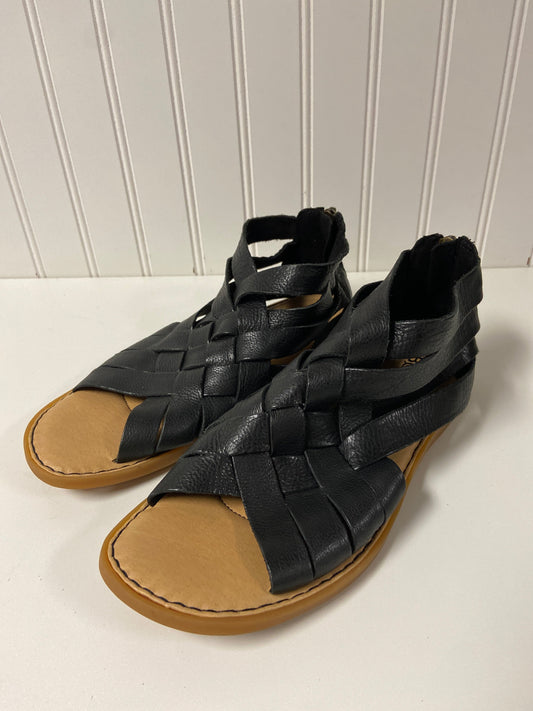 Sandals Flats By Born In Black, Size: 7