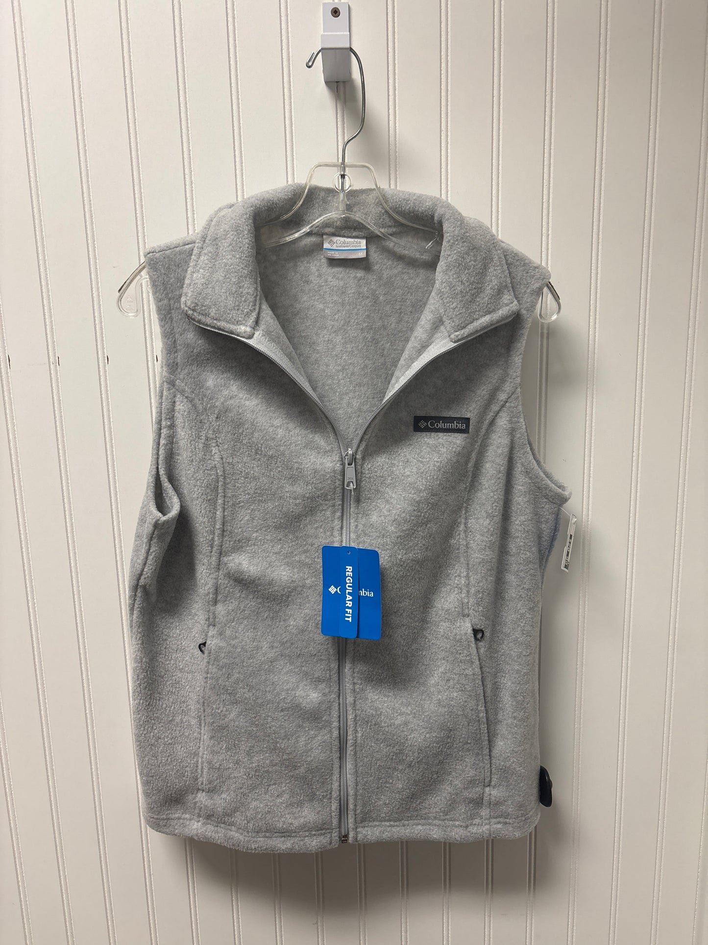 Vest Fleece By Columbia In Grey, Size: M