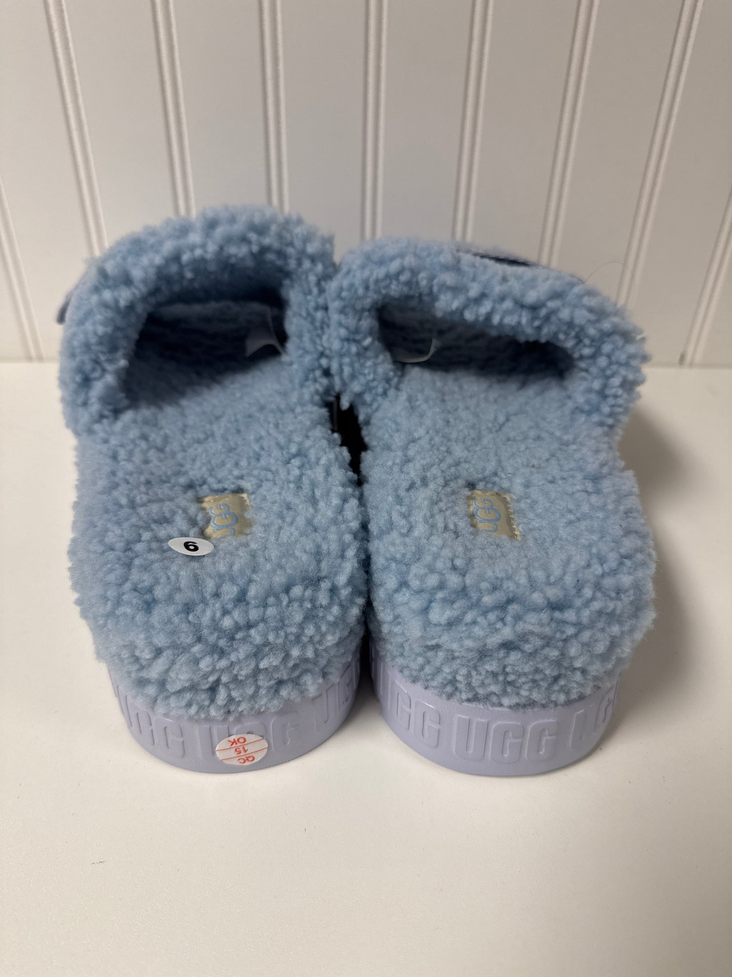 Sandals Designer By Ugg In Blue, Size: 9