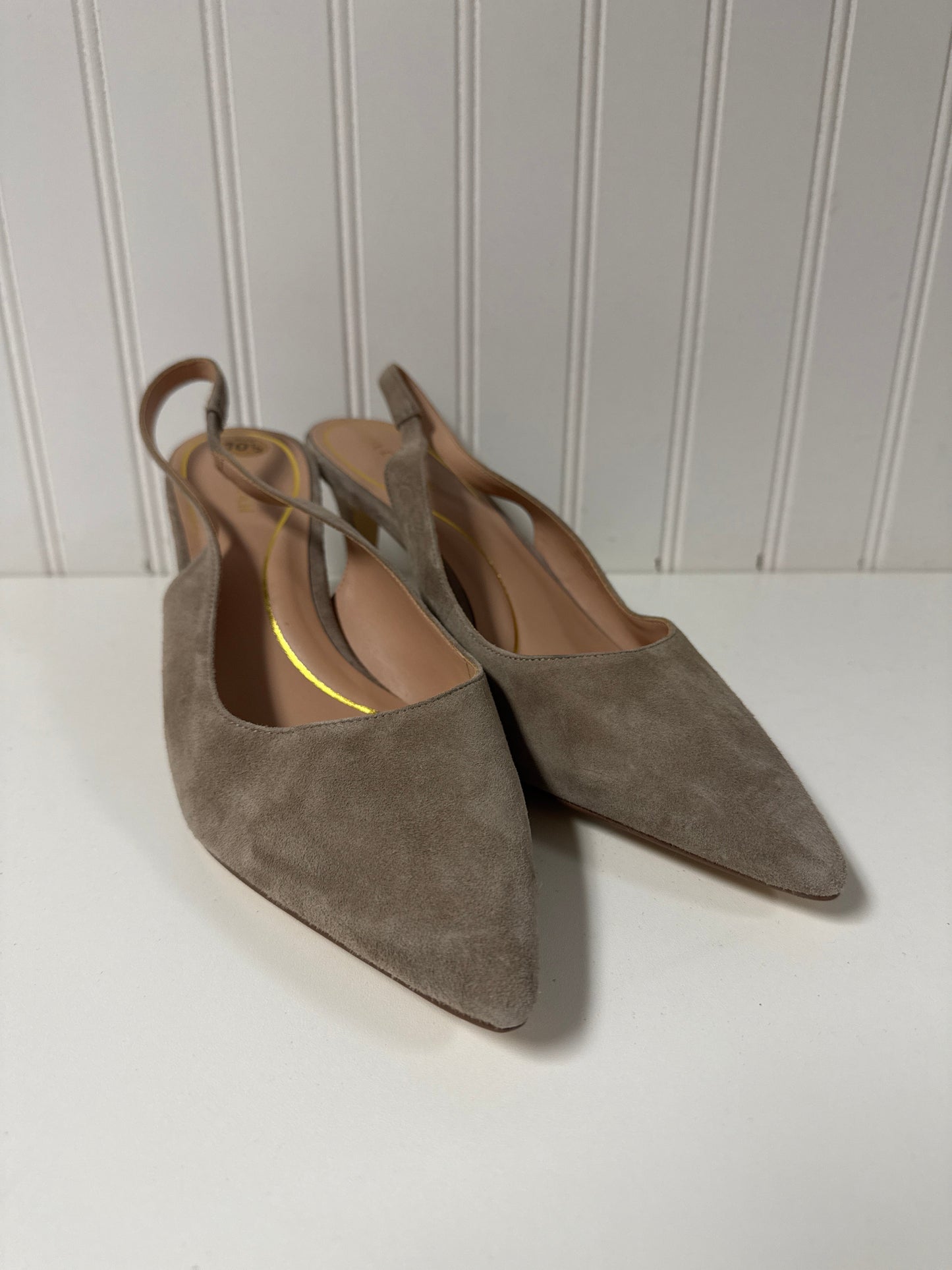 Shoes Heels Kitten By Cole-haan In Taupe, Size: 10.5