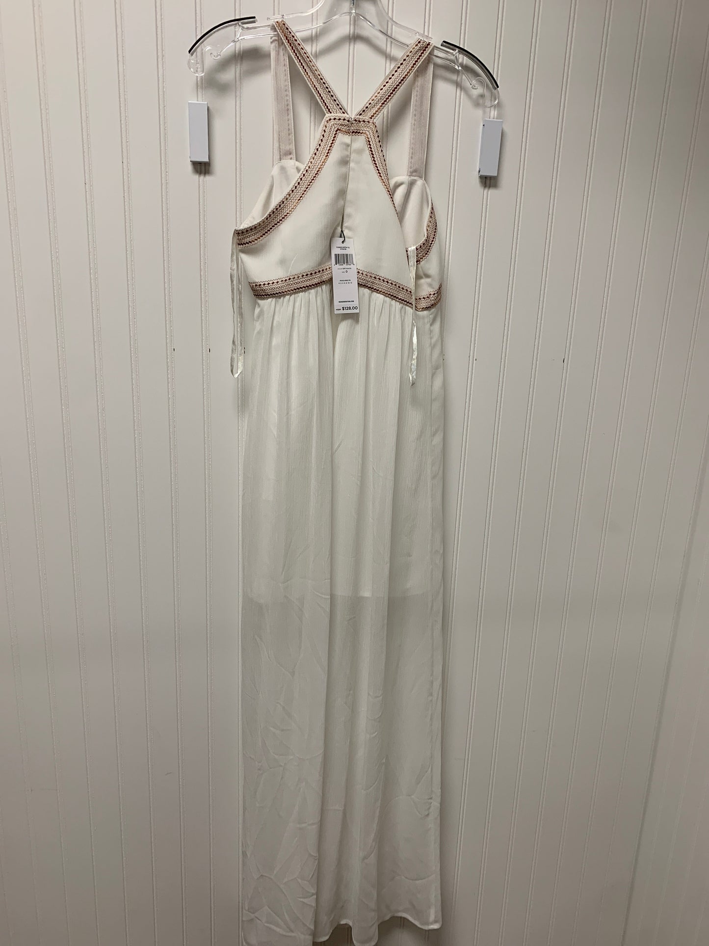 White Dress Casual Maxi Bcbgeneration, Size Xs