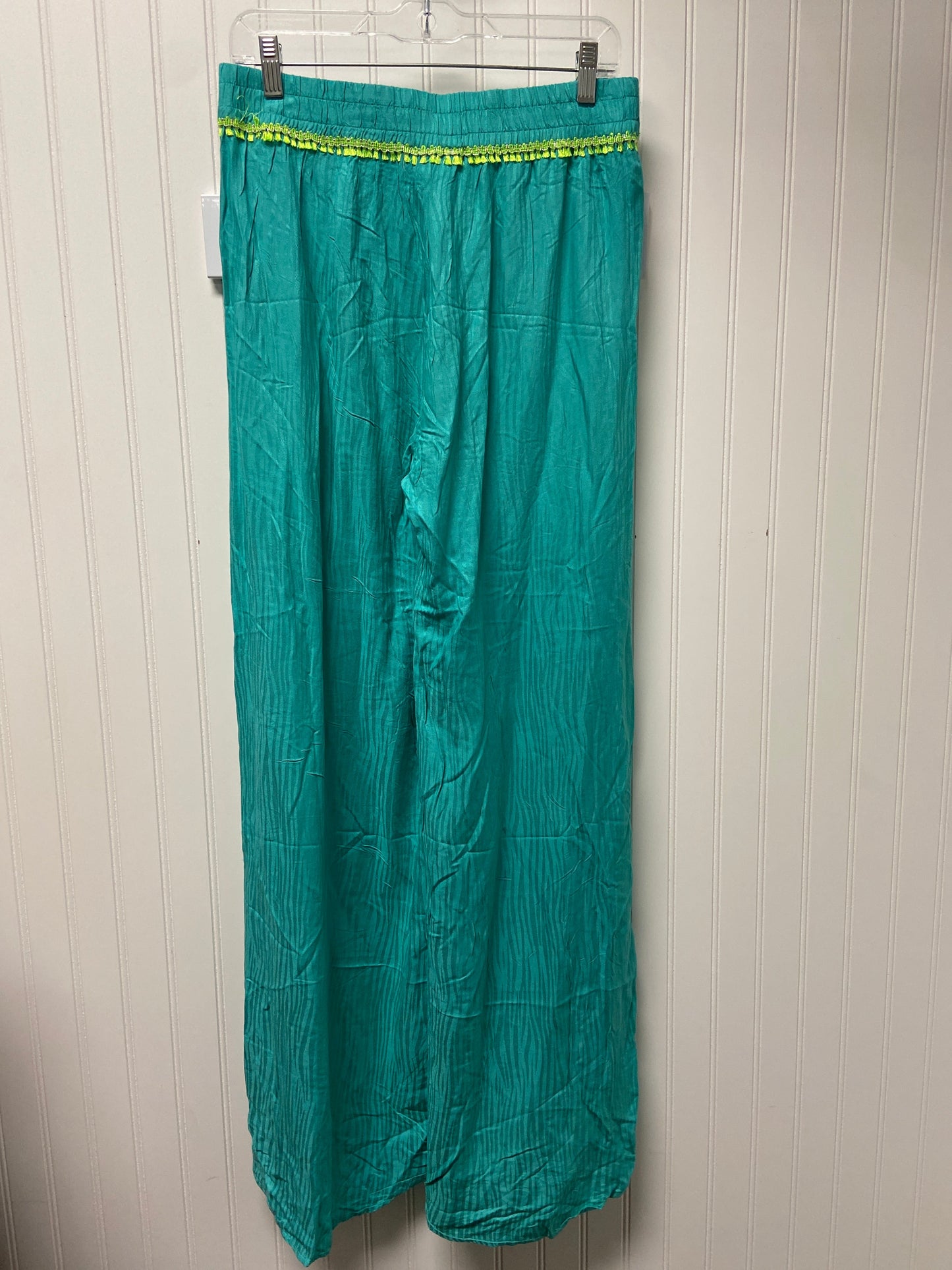 Pants Designer By Trina Turk In Teal, Size: M