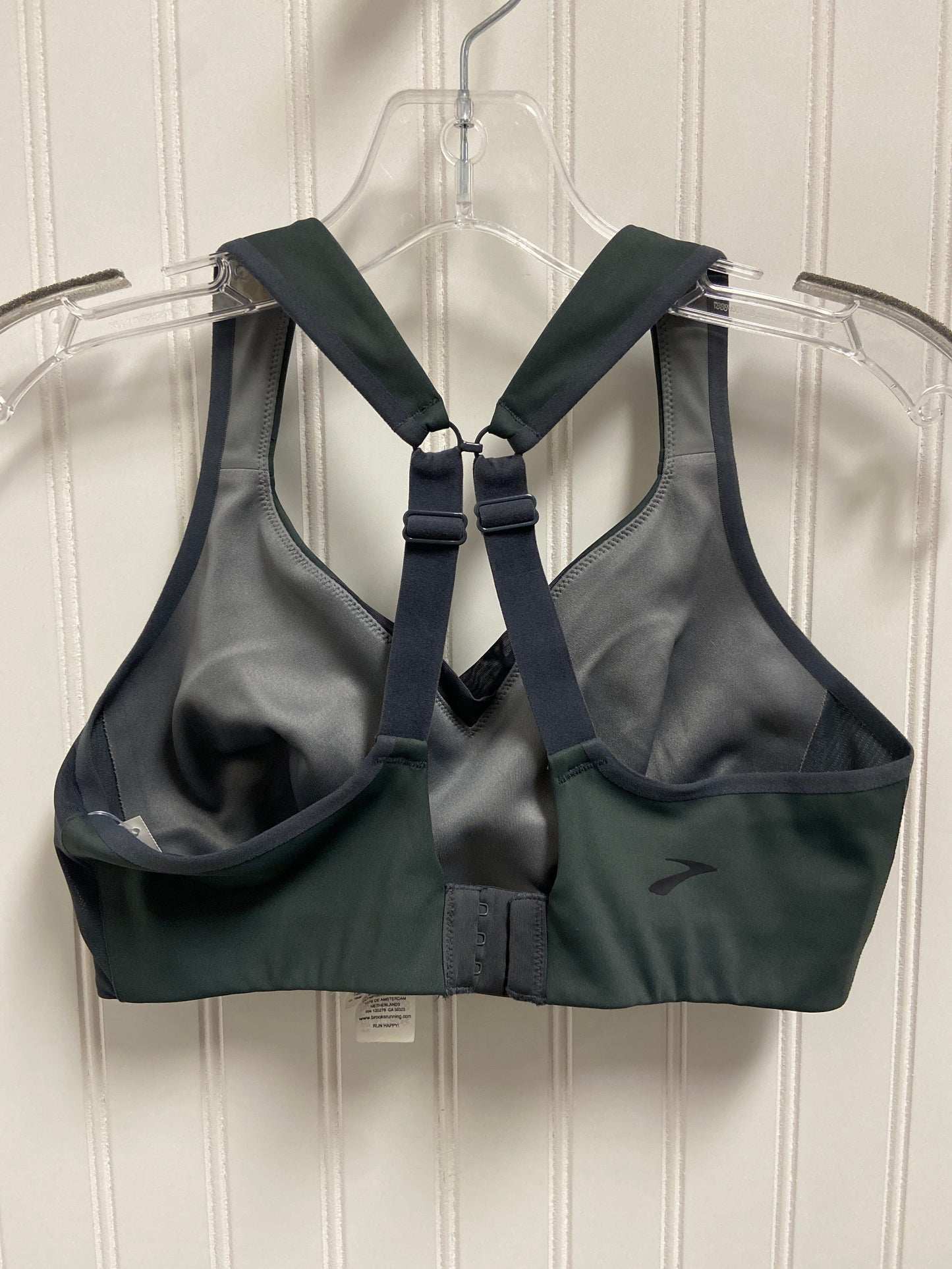 Athletic Bra By Brooks In Grey, Size: 34