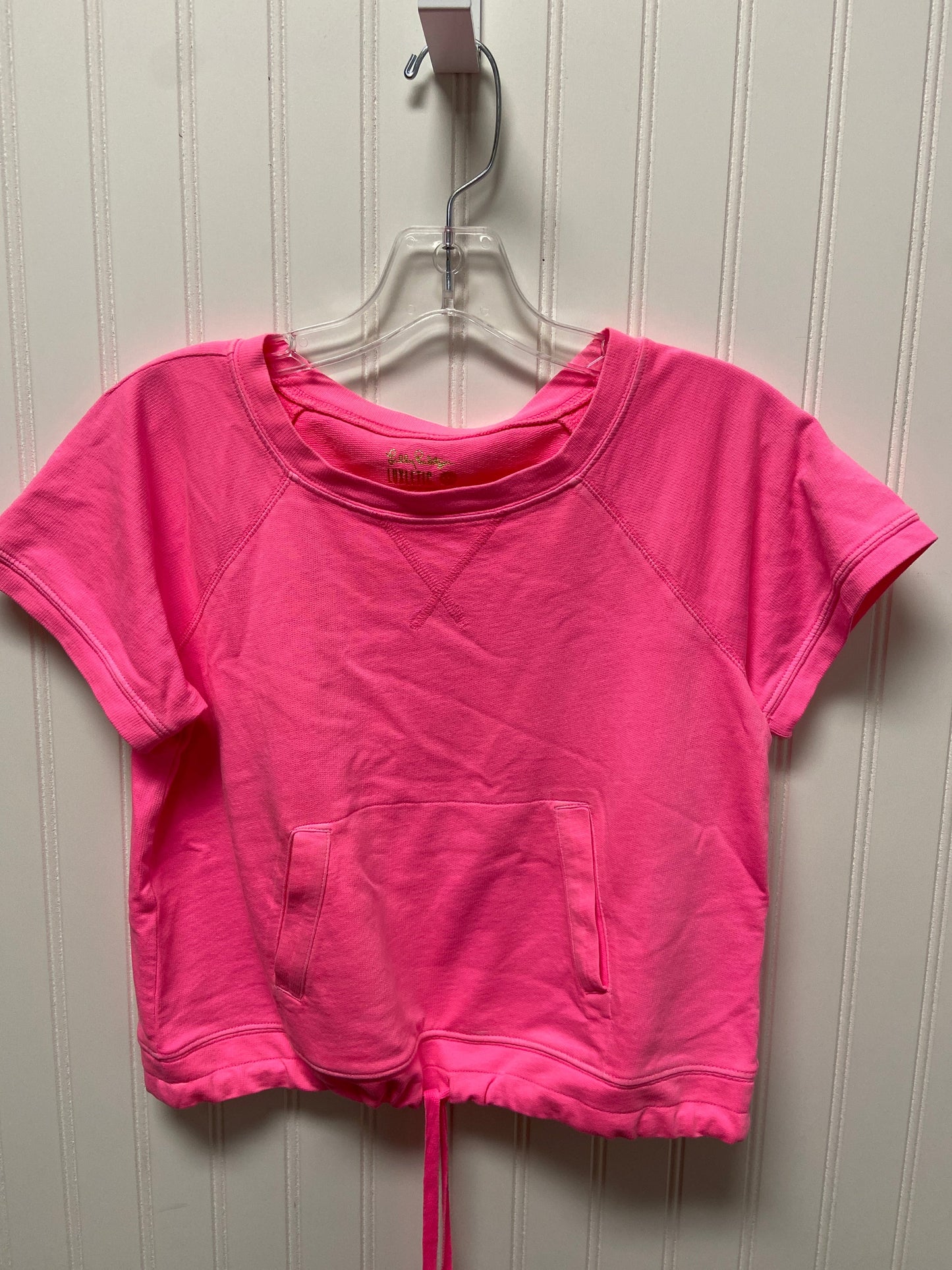 Top Short Sleeve Designer By Lilly Pulitzer In Pink, Size: Xxs