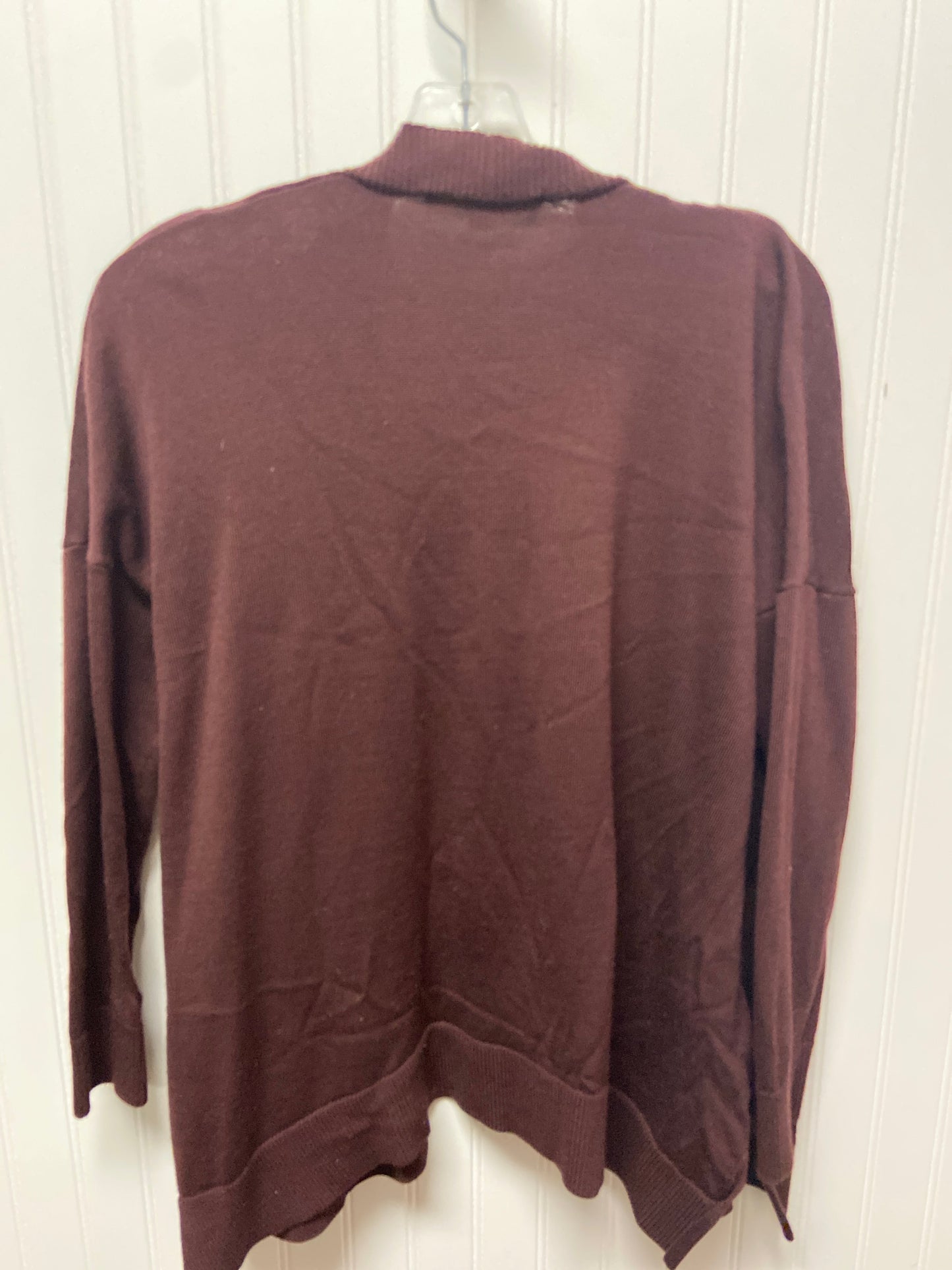 Cardigan By Loft In Maroon, Size: S