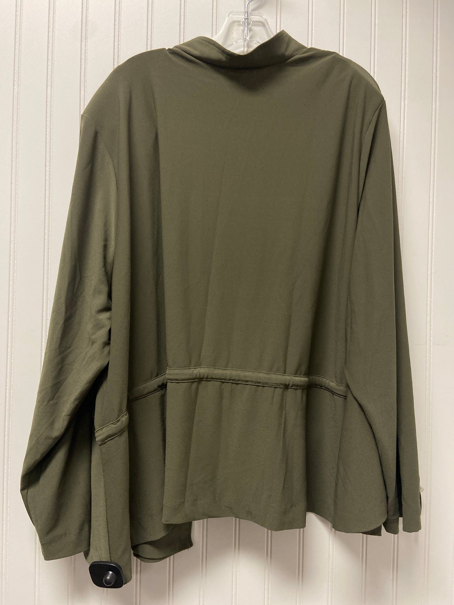 Cardigan By Clothes Mentor In Green, Size: 3x