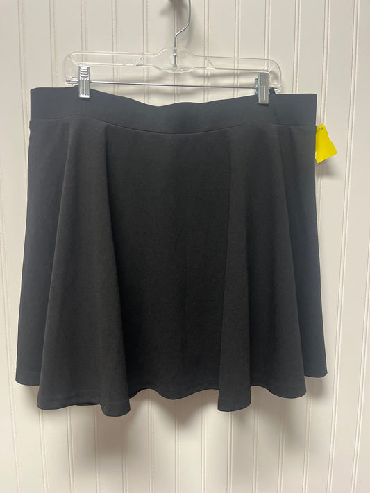 Skort By Clothes Mentor In Black, Size: 22