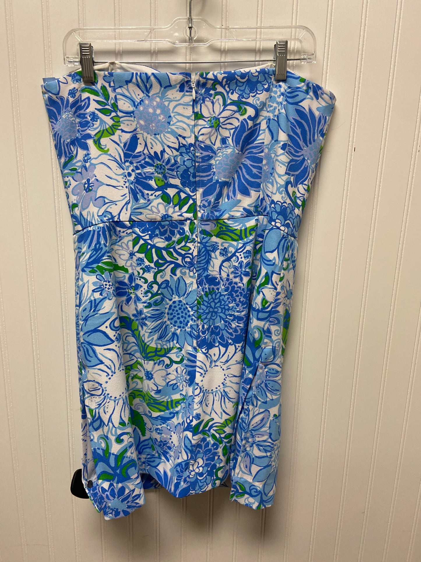 Dress Designer By Lilly Pulitzer In Blue & Green, Size: M