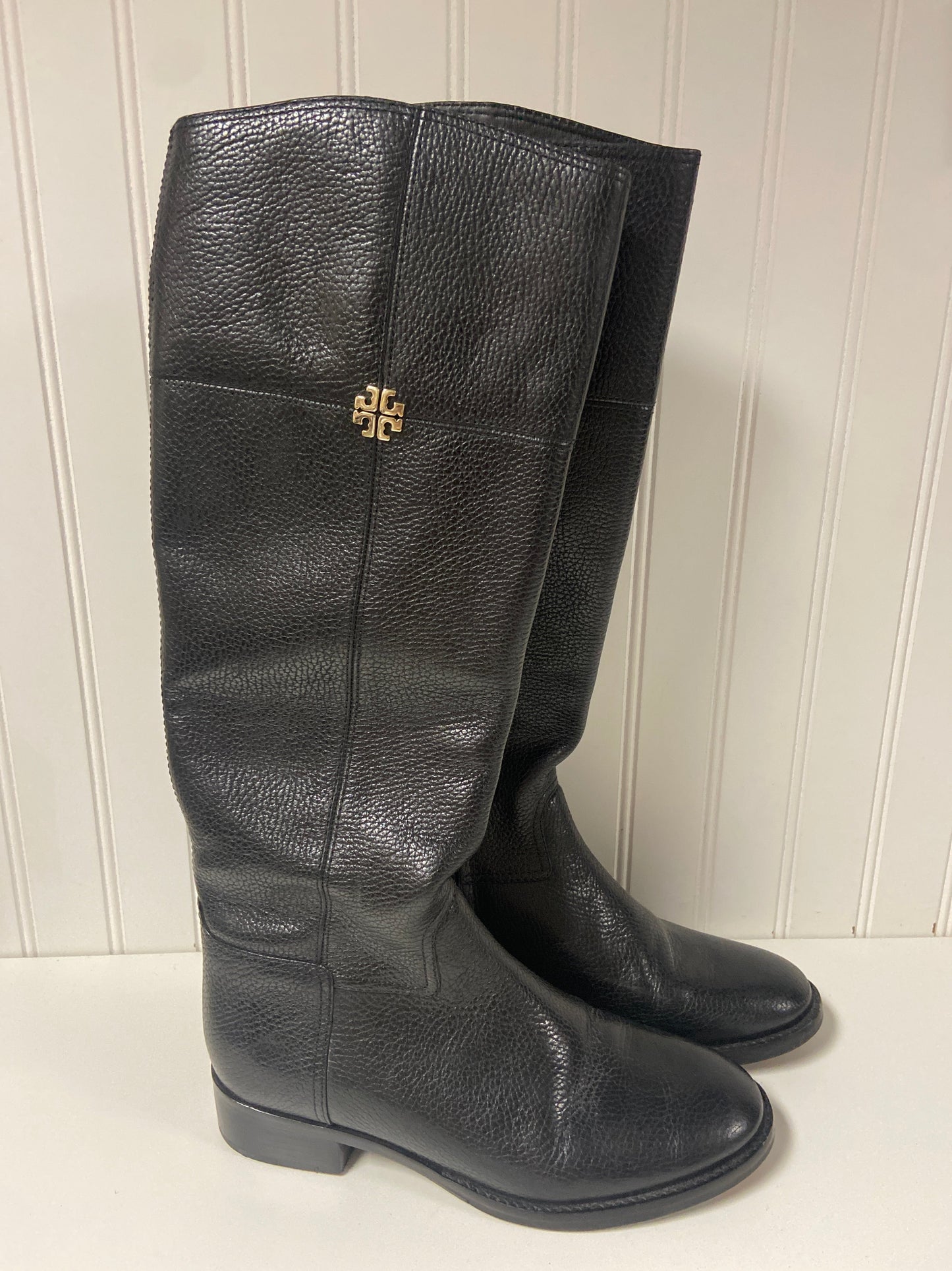 Boots Designer By Tory Burch In Black, Size: 7