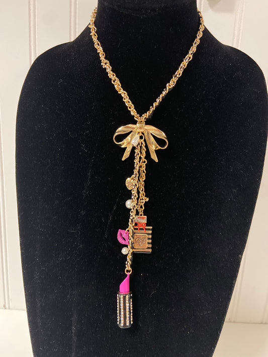 Necklace Lariat & Y-drop By Betsey Johnson