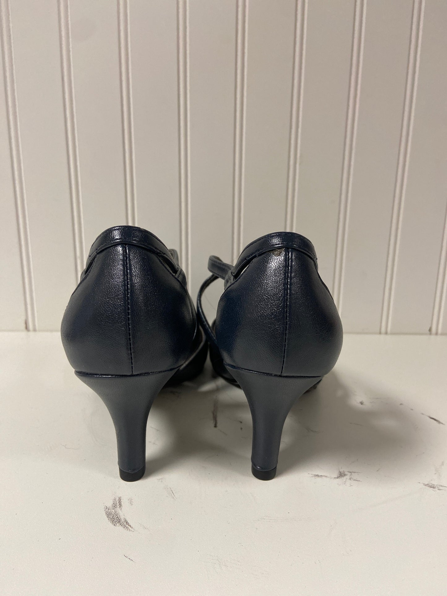 Shoes Heels Kitten By Life Stride In Navy, Size: 8