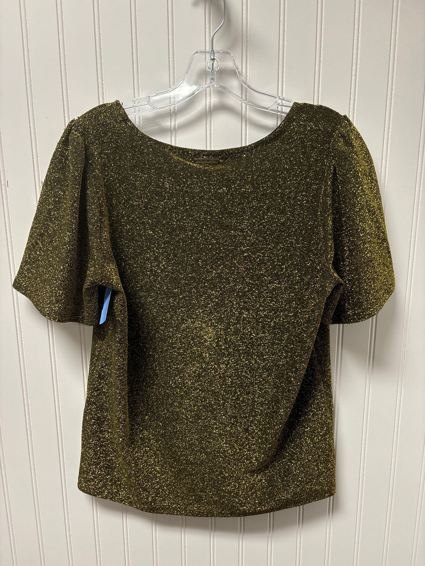 Top Short Sleeve By Michael By Michael Kors In Gold, Size: M