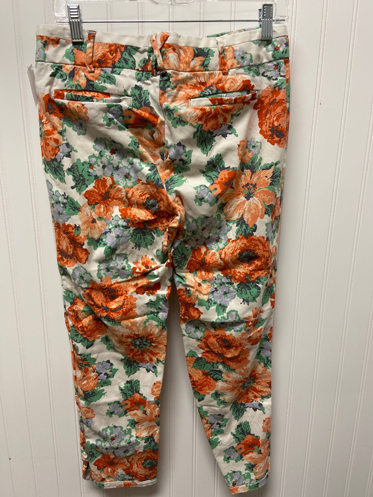 Floral Print Pants Other Anthropologie, Size 8