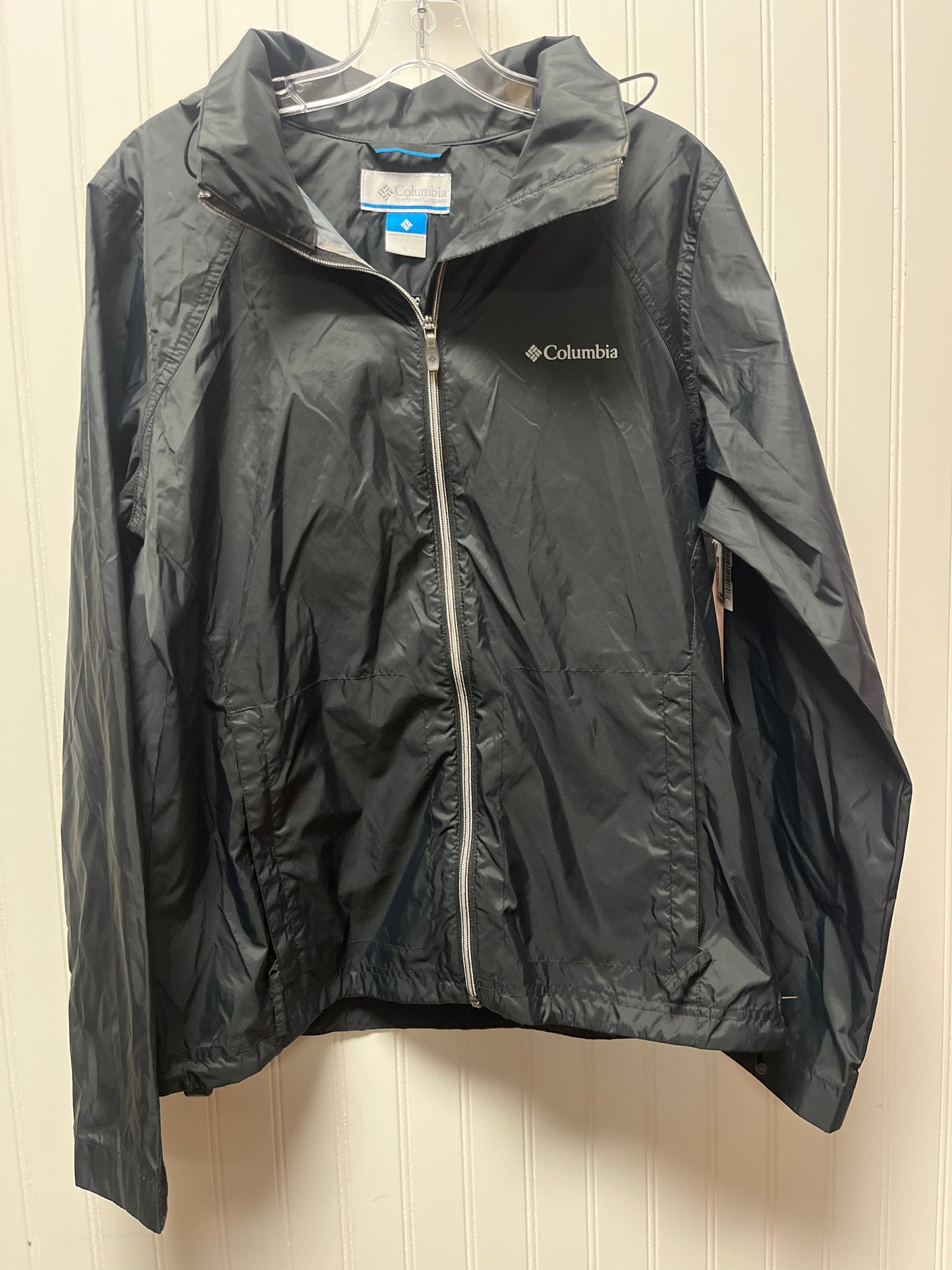 Athletic Jacket By Columbia In Navy, Size: L