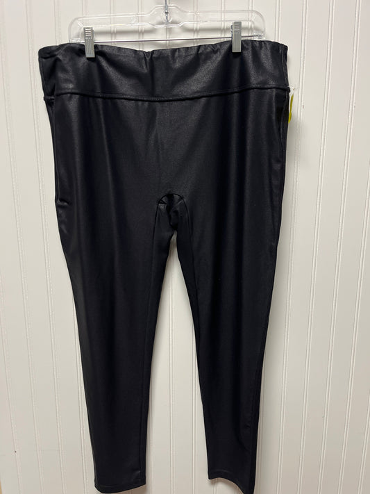 Pants Leggings By Clothes Mentor In Black, Size: 3x