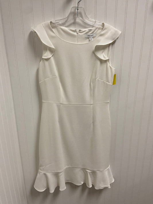 Dress Work By Nine West In Cream, Size: S