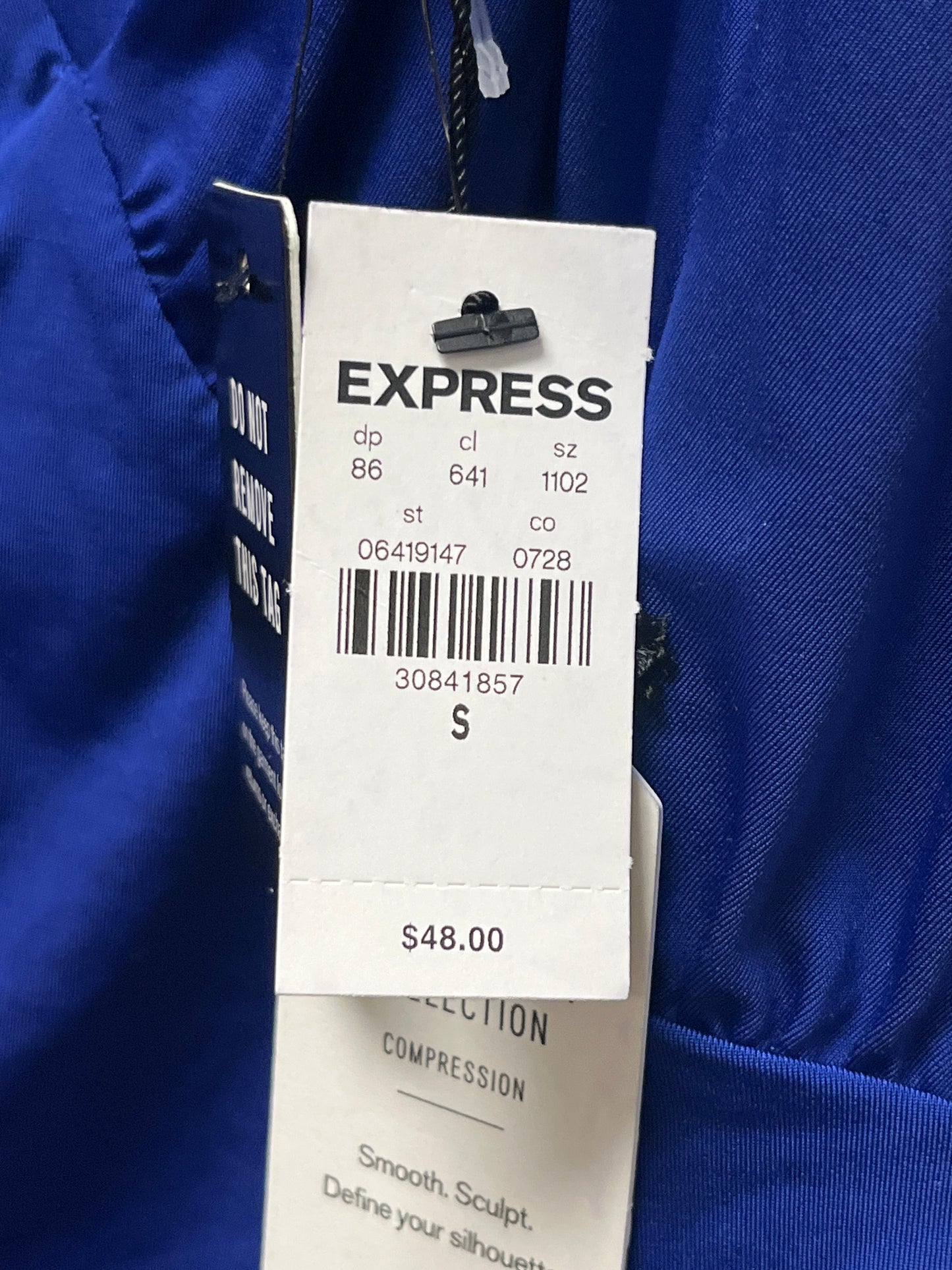 Bodysuit By Express In Blue, Size: S