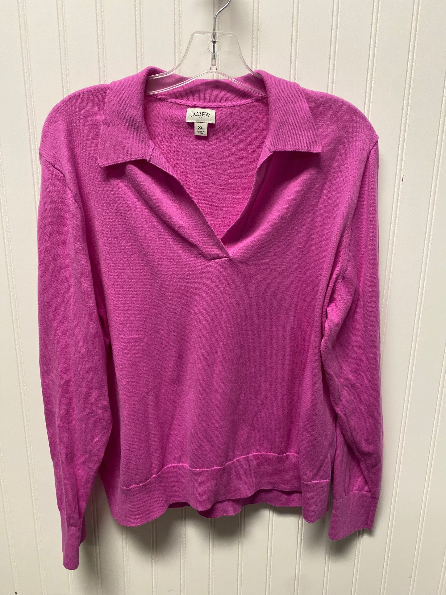 Sweater By J. Crew In Purple, Size: Xl