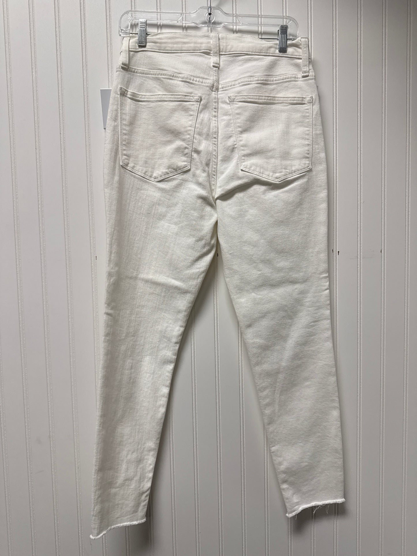 Jeans Skinny By J. Crew In White Denim, Size: 10