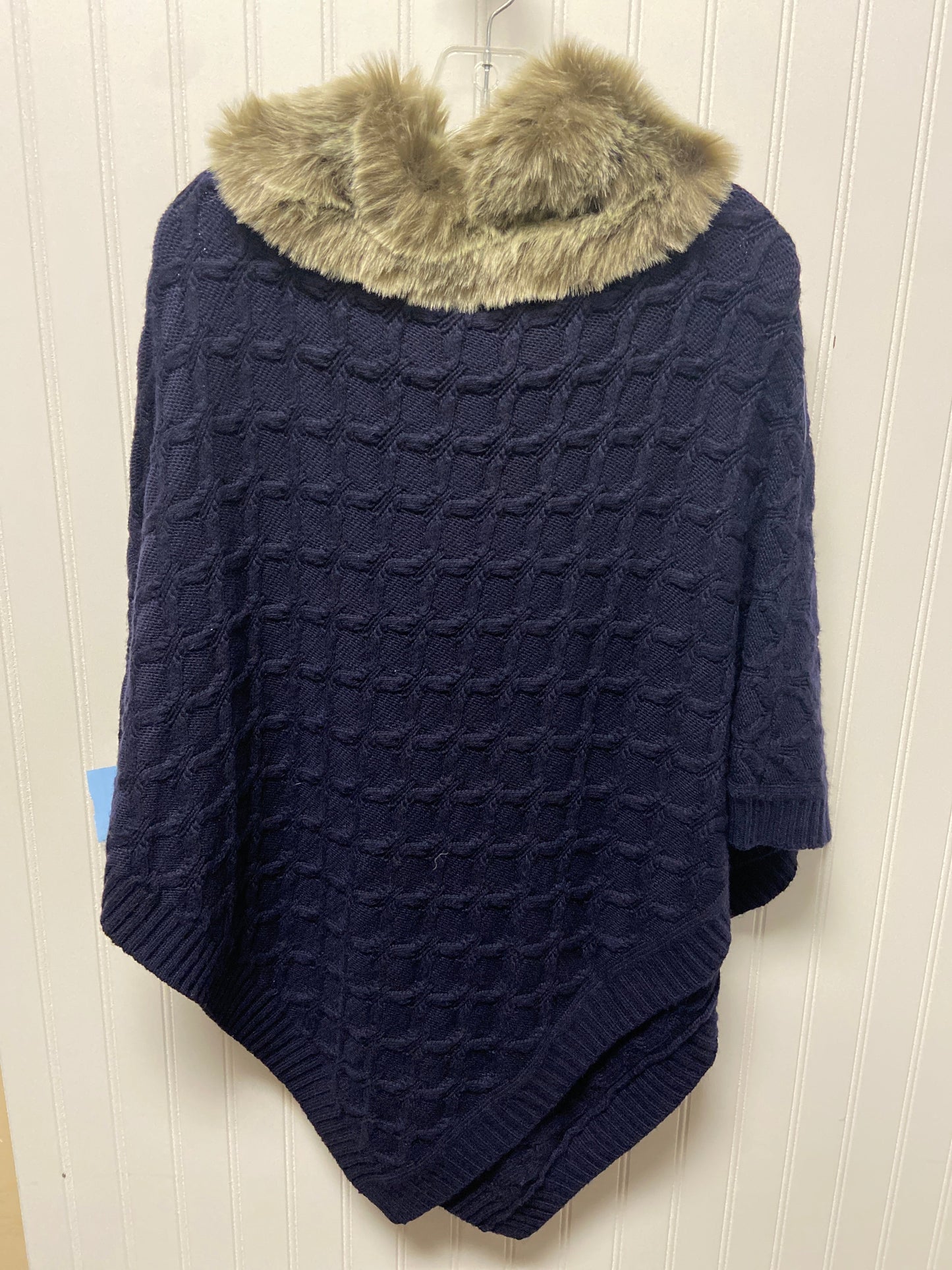 Poncho By Talbots In Navy, Size: L