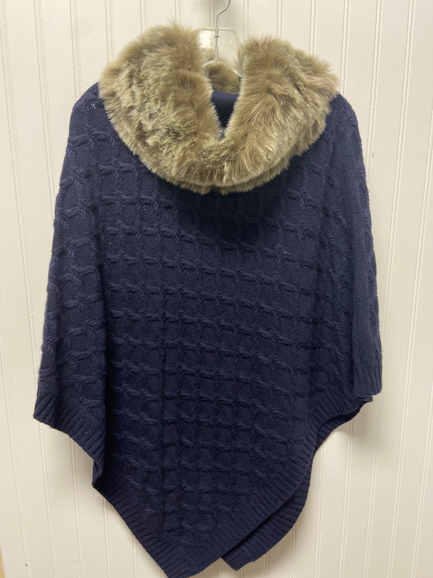 Poncho By Talbots In Navy, Size: L