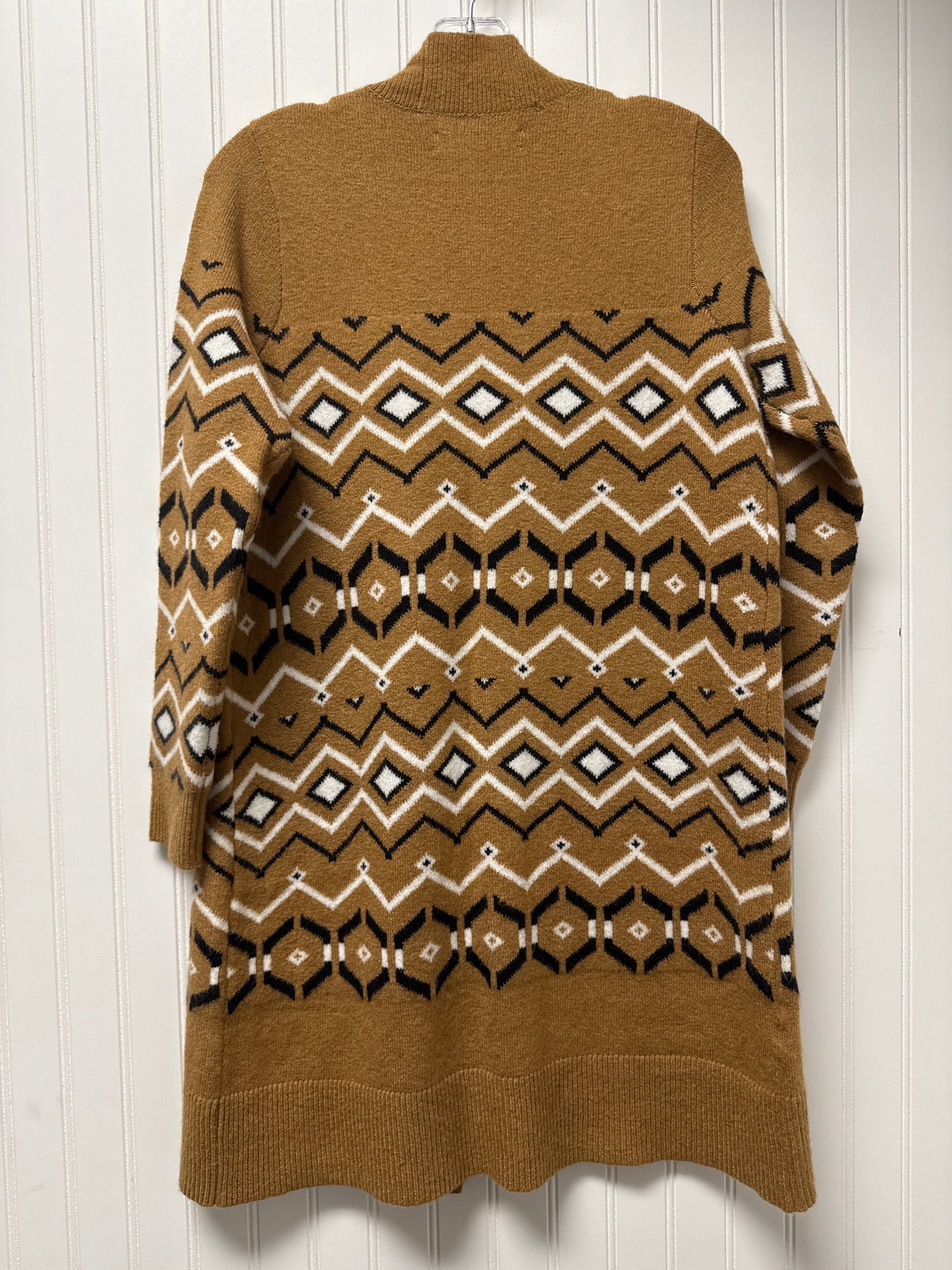 Sweater Cardigan By Loft In Tan, Size: Sp