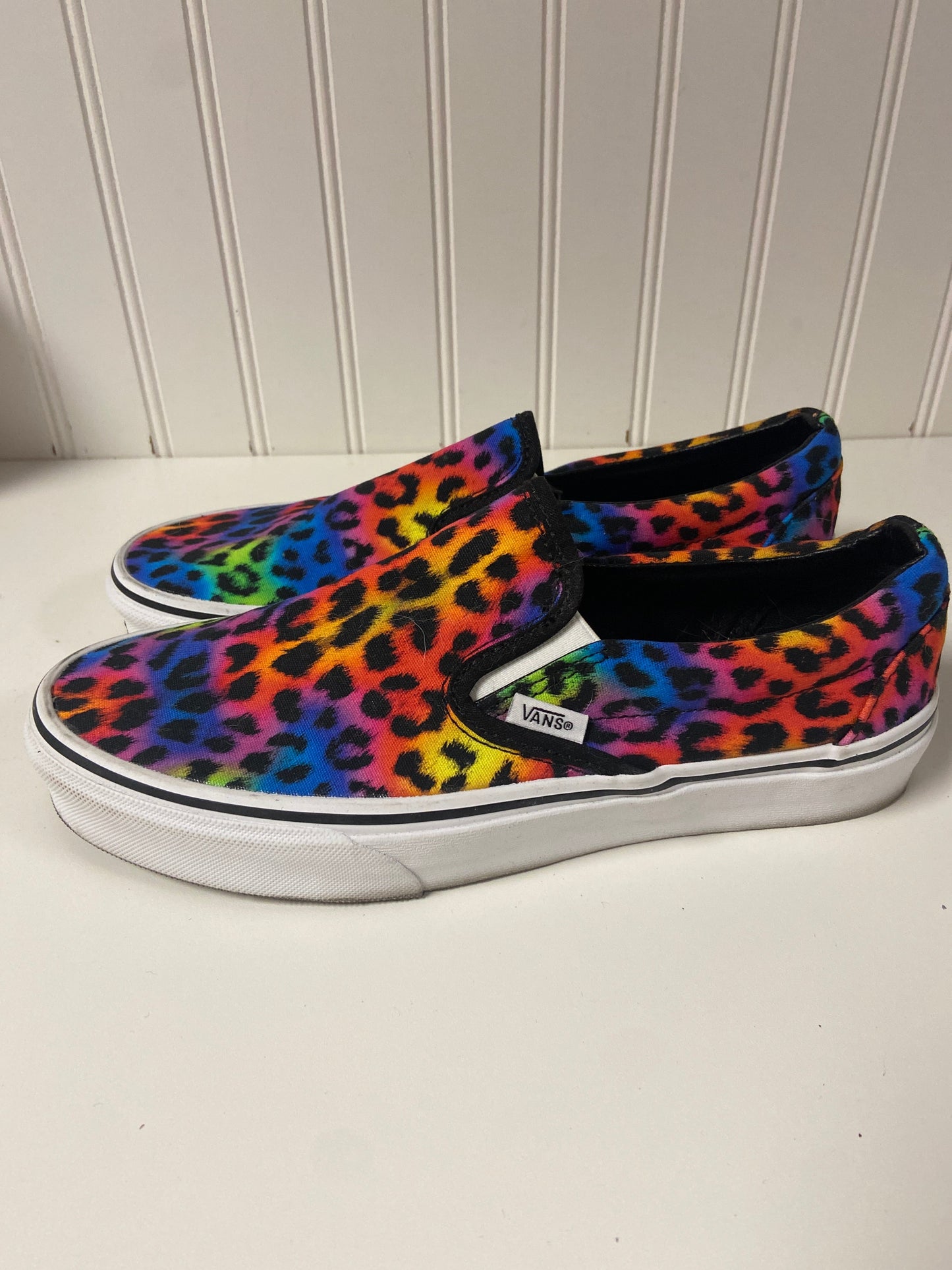 Shoes Sneakers By Vans In Animal Print, Size: 9