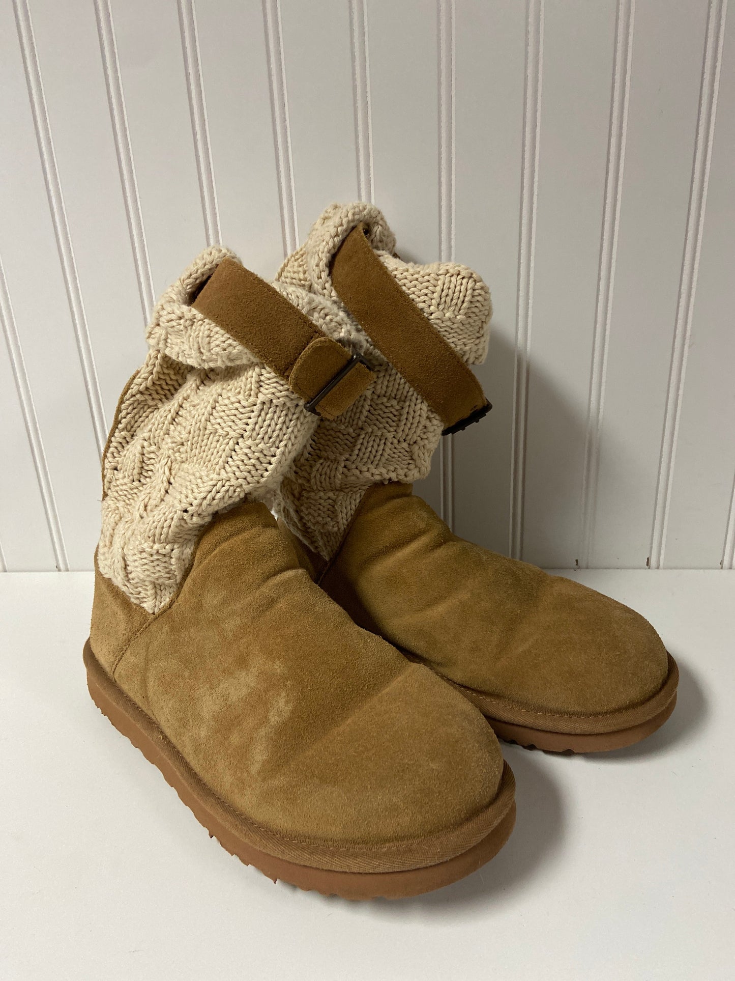 Boots Designer By Ugg In Tan, Size: 8