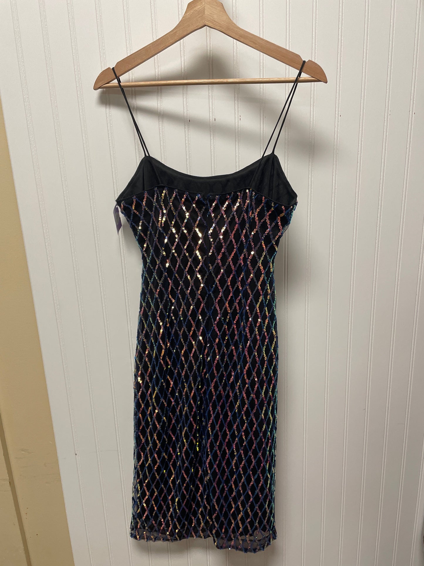 Black & Blue Dress Designer Badgley Mischka, Size Xs