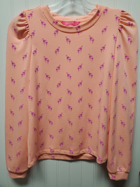 Top Long Sleeve Designer By Lilly Pulitzer In Orange & Purple, Size: Xs