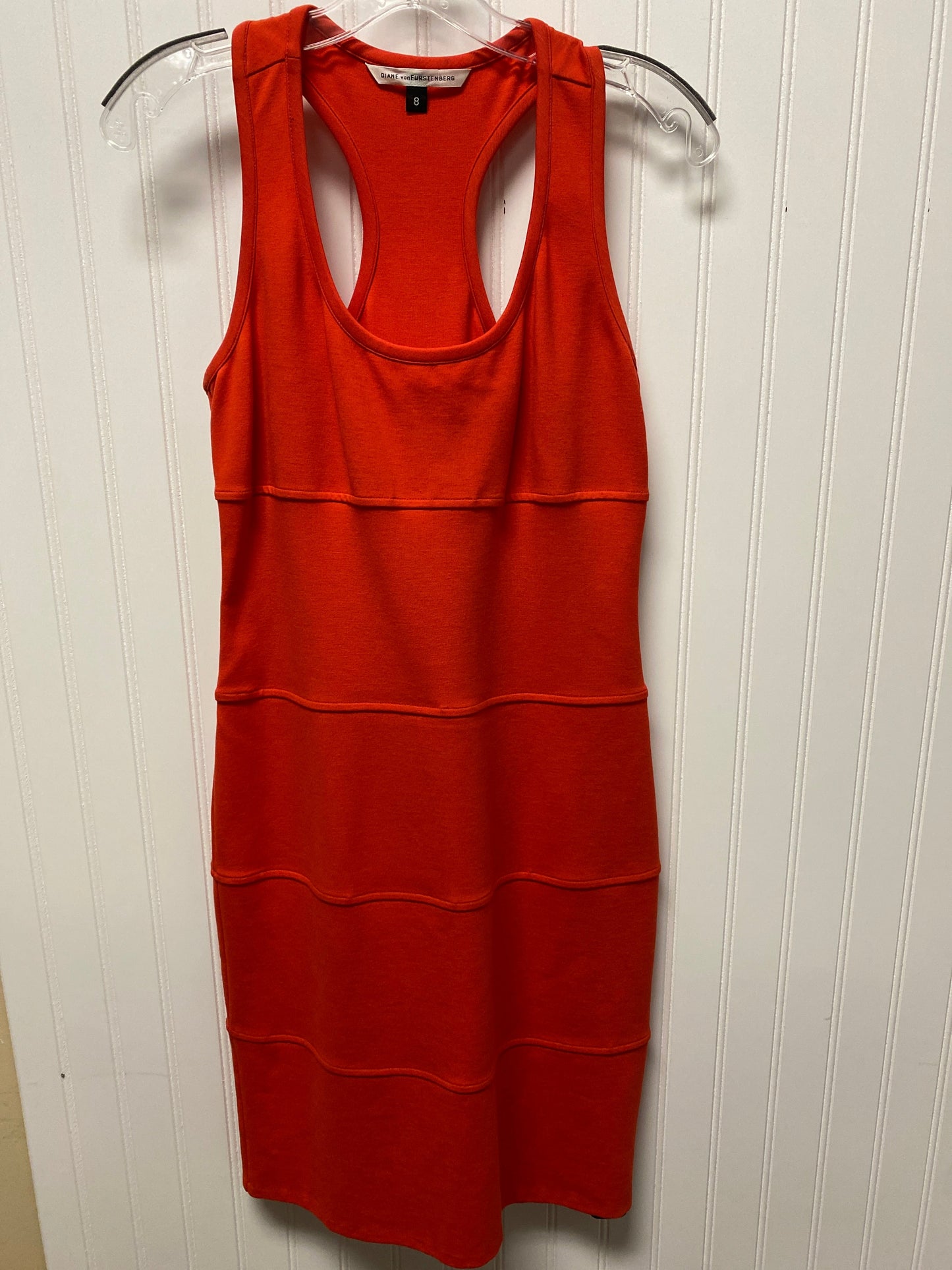 Dress Designer By Diane Von Furstenberg In Orange, Size: M