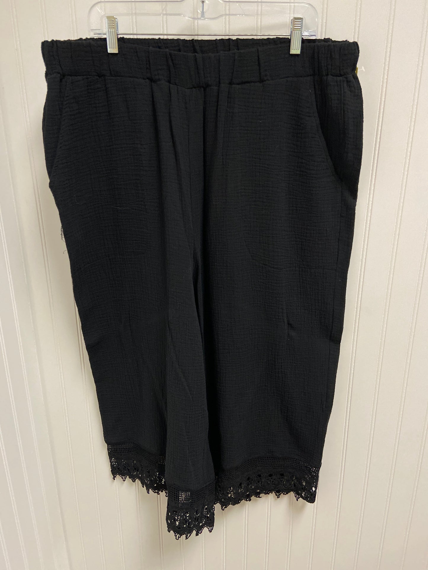 Pants Wide Leg By Joie In Black, Size: 18