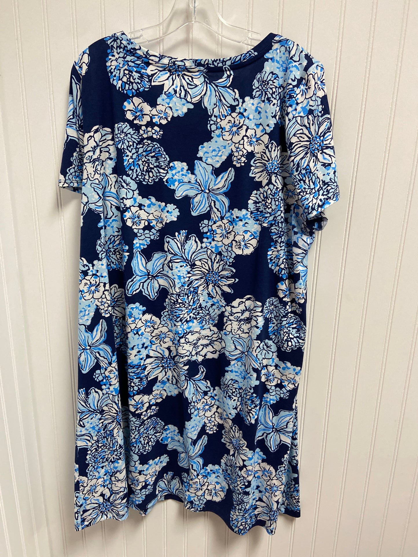 Dress Designer By Lilly Pulitzer In Blue, Size: Xxl