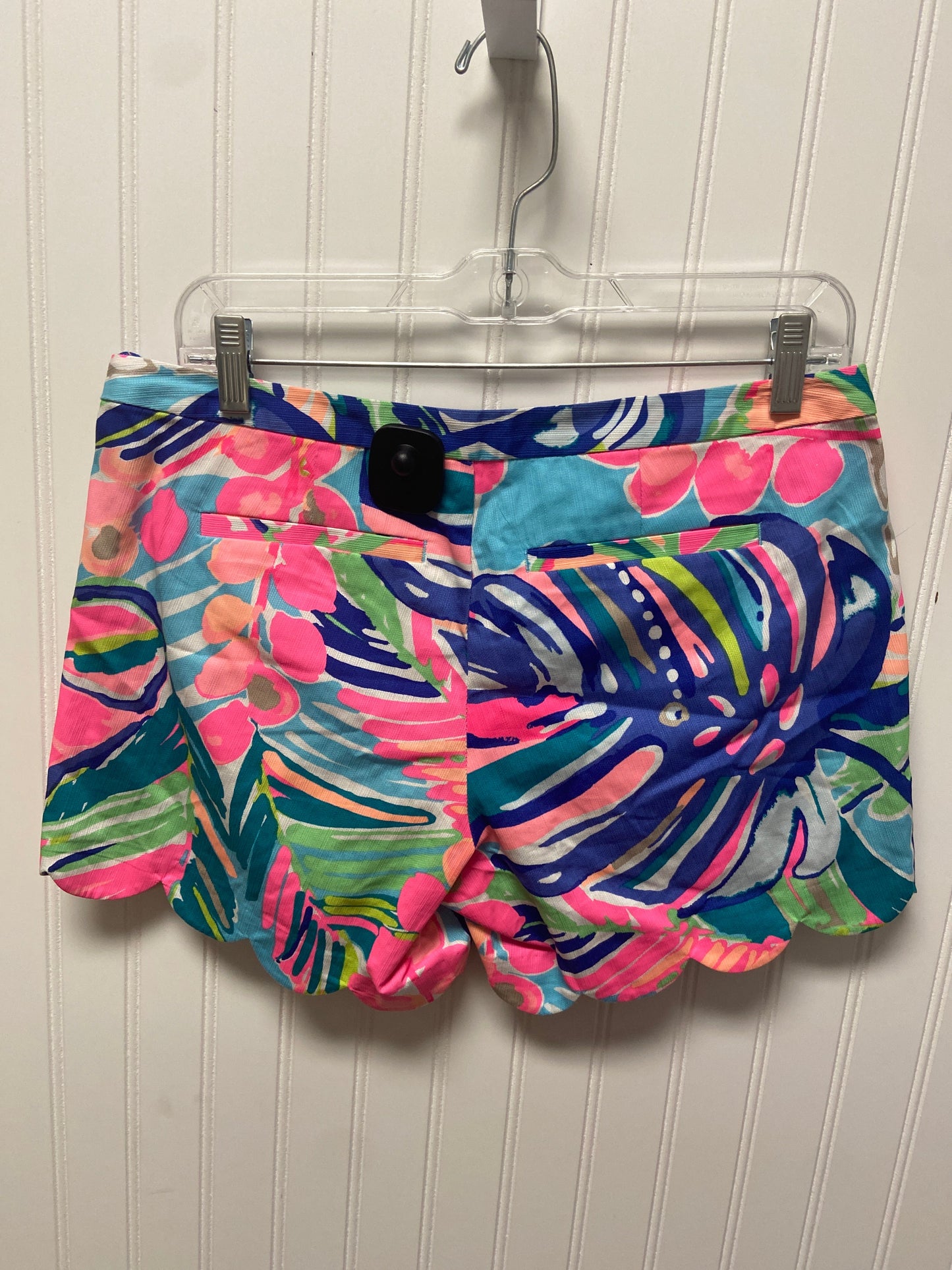 Shorts Designer By Lilly Pulitzer In Pink & White, Size: S