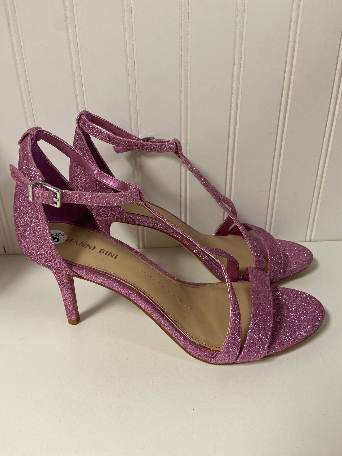 Shoes Heels Stiletto By Gianni Bini In Pink, Size: 9.5