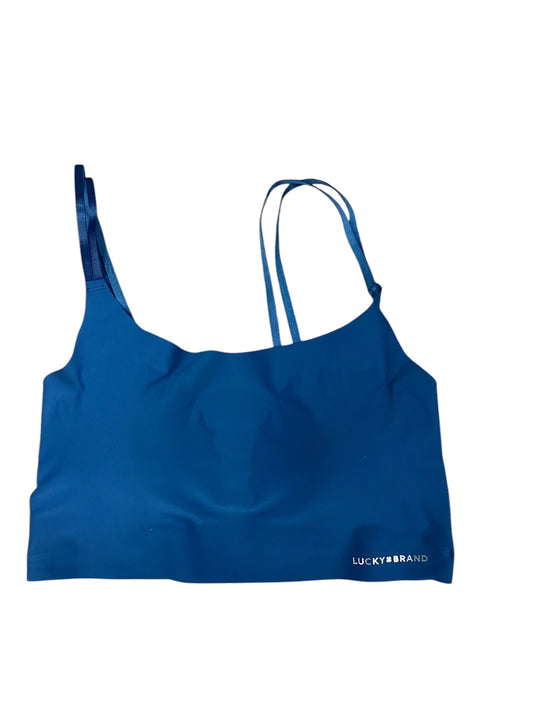 Athletic Bra By Lucky Brand In Blue, Size: S