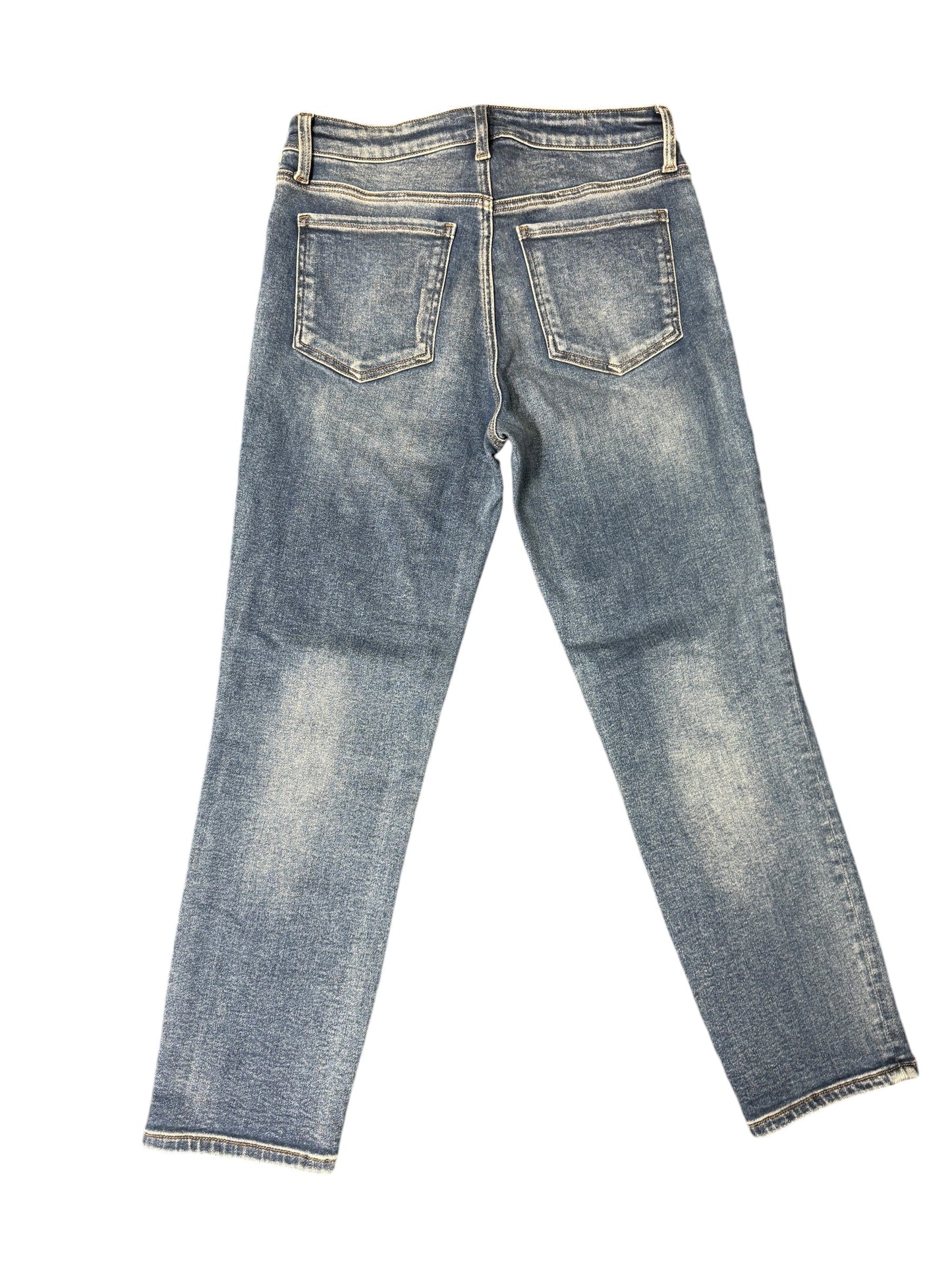 Jeans Straight By Kut In Blue Denim, Size: 8