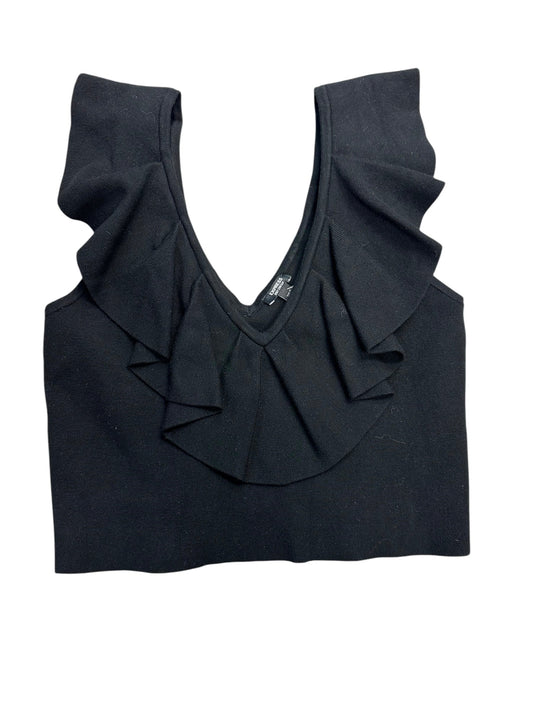 Top Sleeveless By Express In Black, Size: L