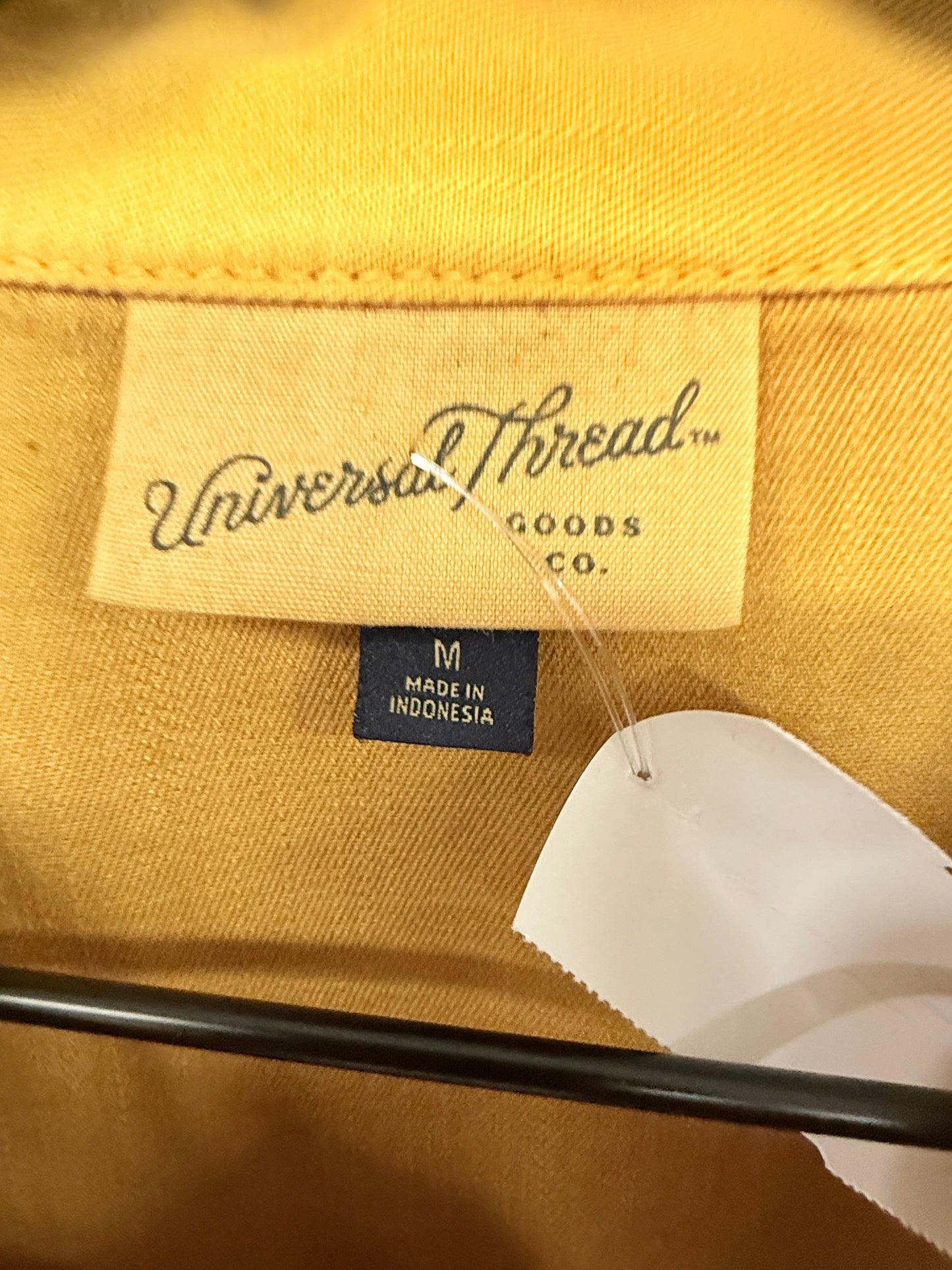 Jacket Utility By Universal Thread In Yellow, Size: M