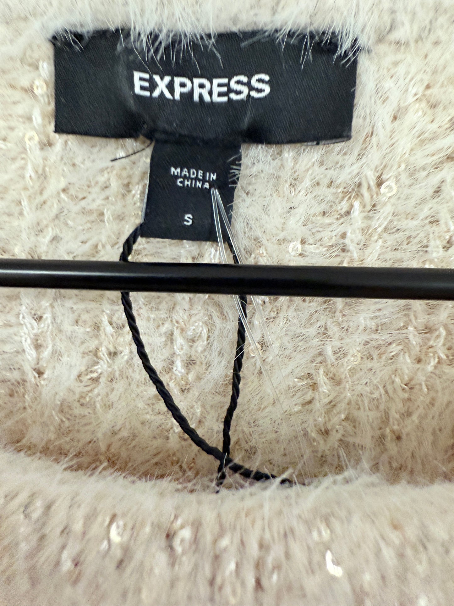 Sweater By Express In Cream, Size: S