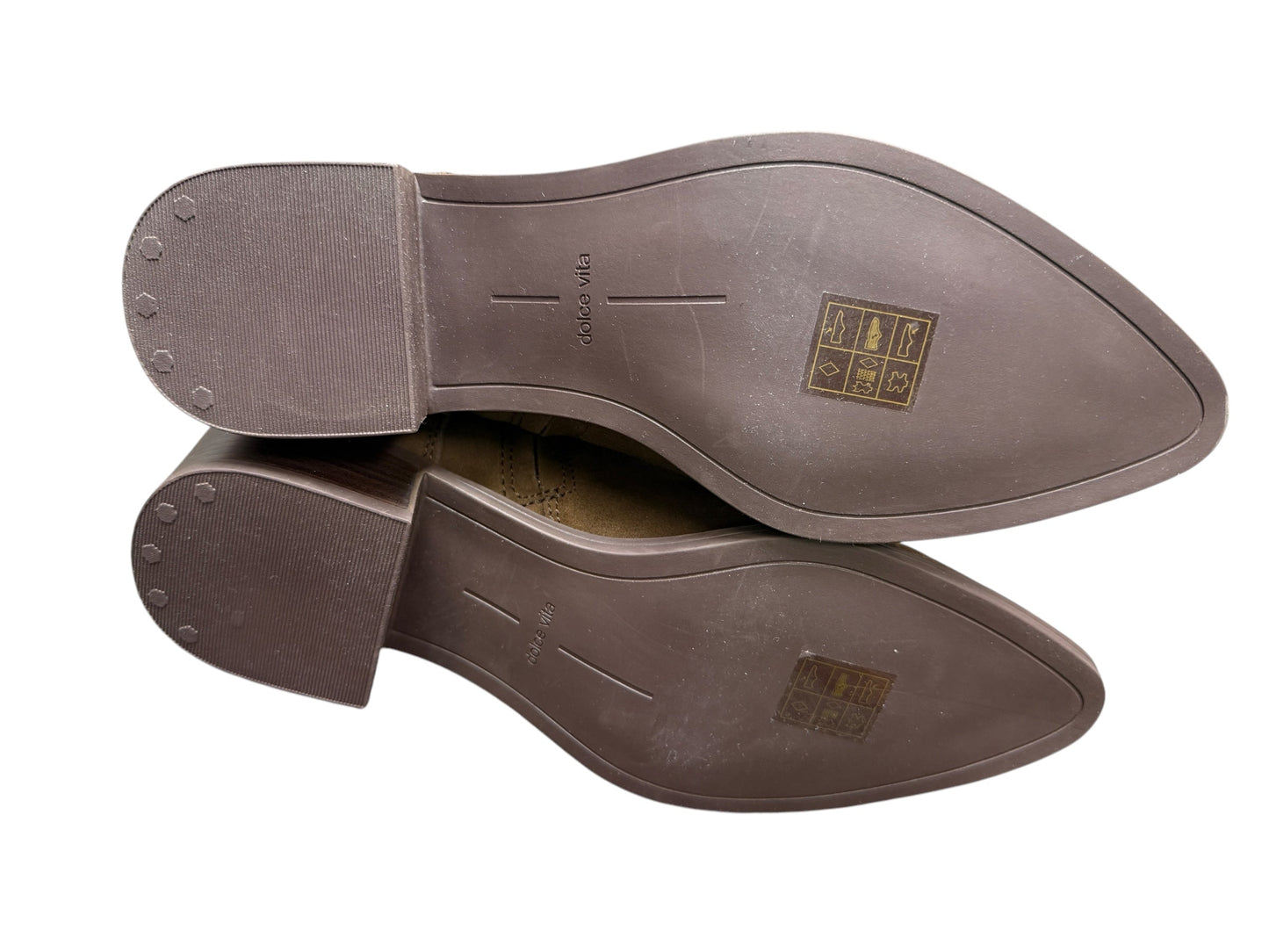 Boots Ankle Flats By Dolce Vita In Brown, Size: 7.5