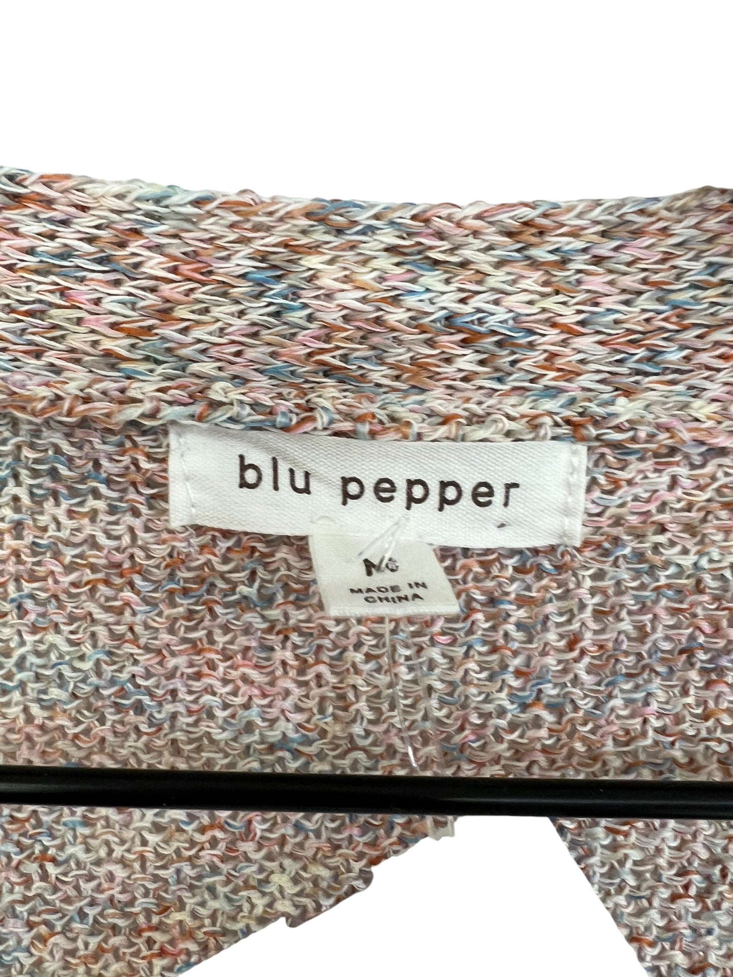 Sweater Cardigan By Blu Pepper In Multi-colored, Size: M