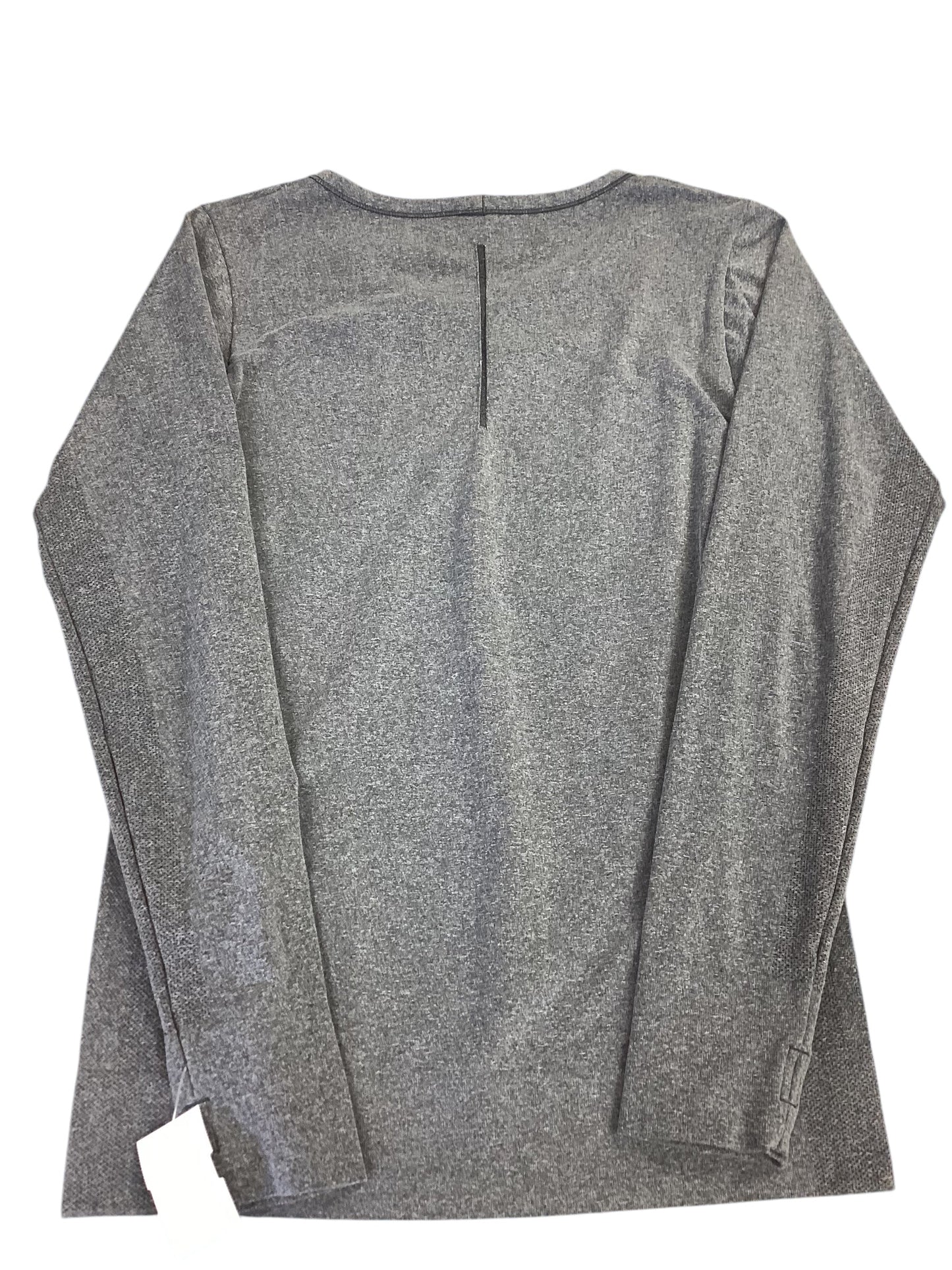 Athletic Top Long Sleeve Crewneck By Zyia In Grey, Size: M