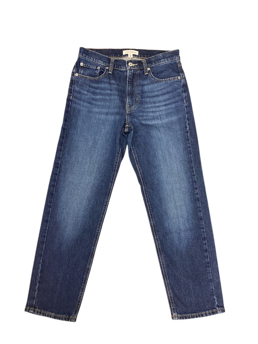 Jeans Straight By Lucky Brand In Blue Denim, Size: 4